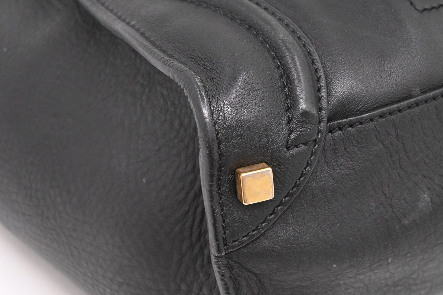Celine Medium Luggage in Black Leather