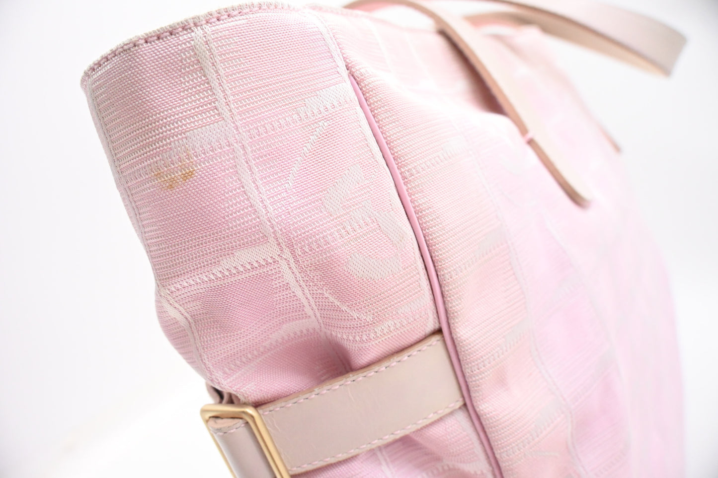 Chanel New Travel Line Tote in Pink Canvas