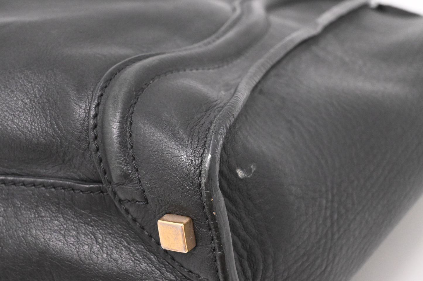Celine Medium Luggage in Black Leather