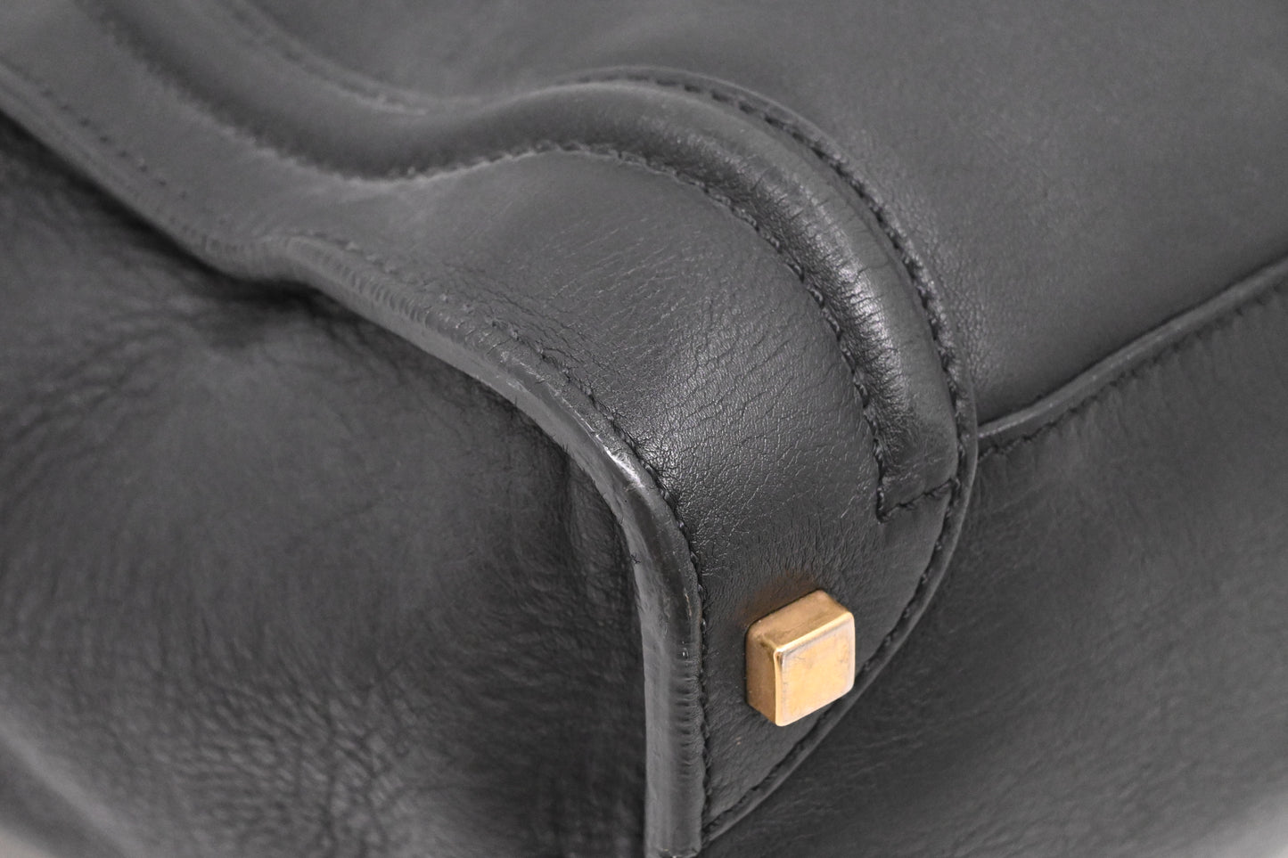 Celine Medium Luggage in Black Leather