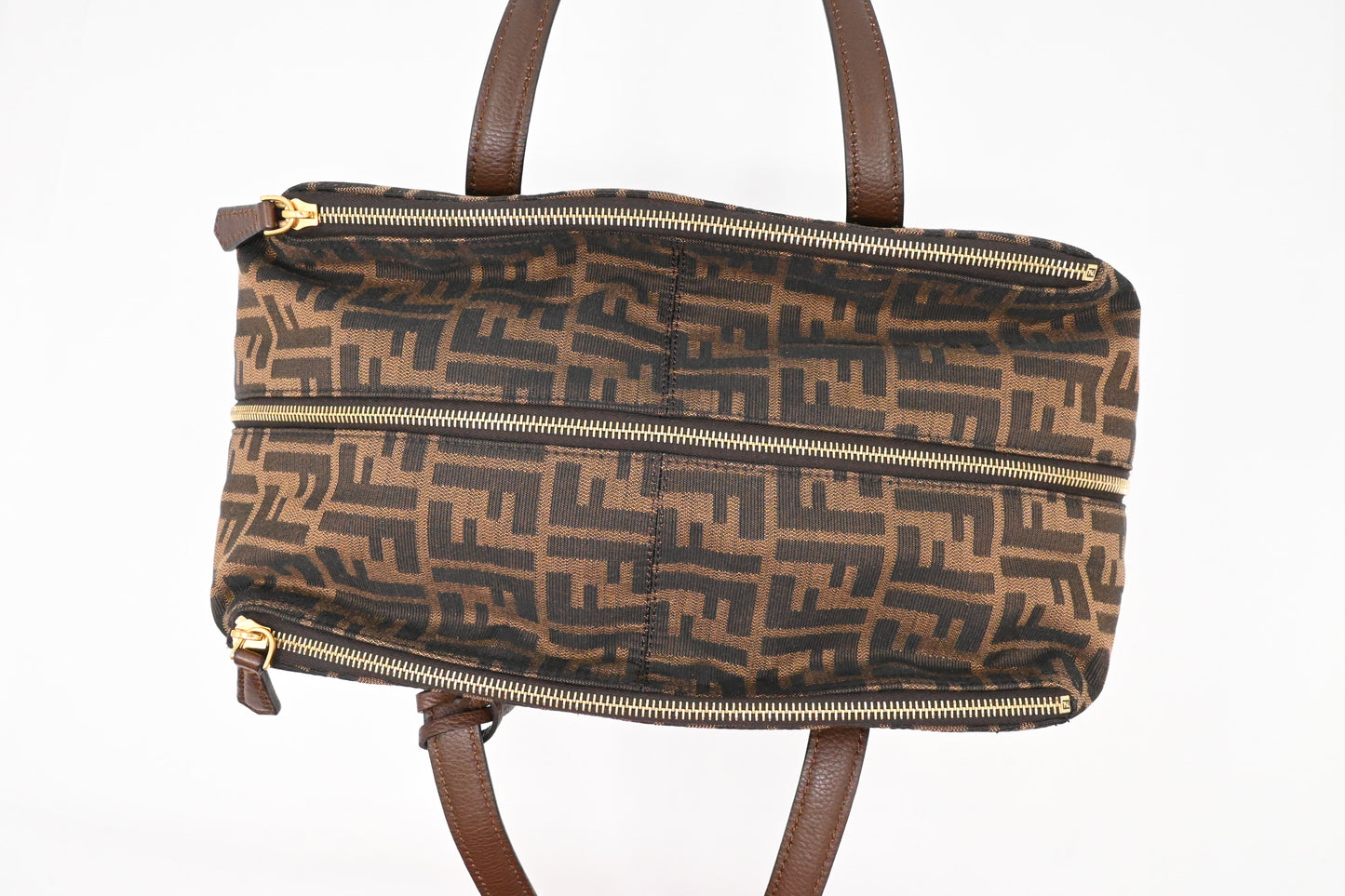 Fendi Shoulder Bag in Zucca Canvas