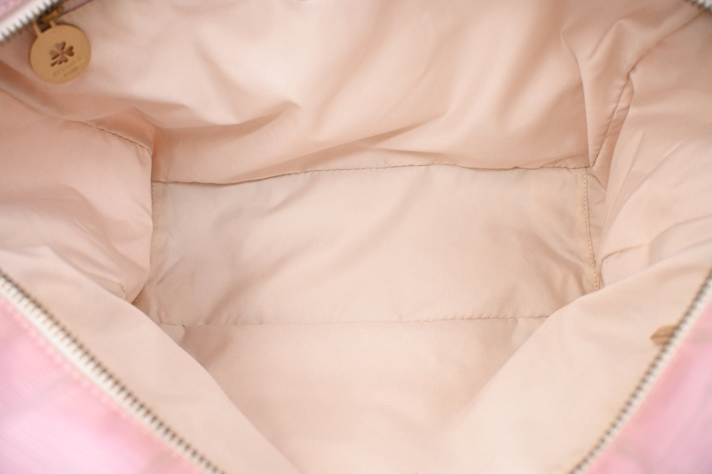 Chanel New Travel Line Tote in Pink Canvas