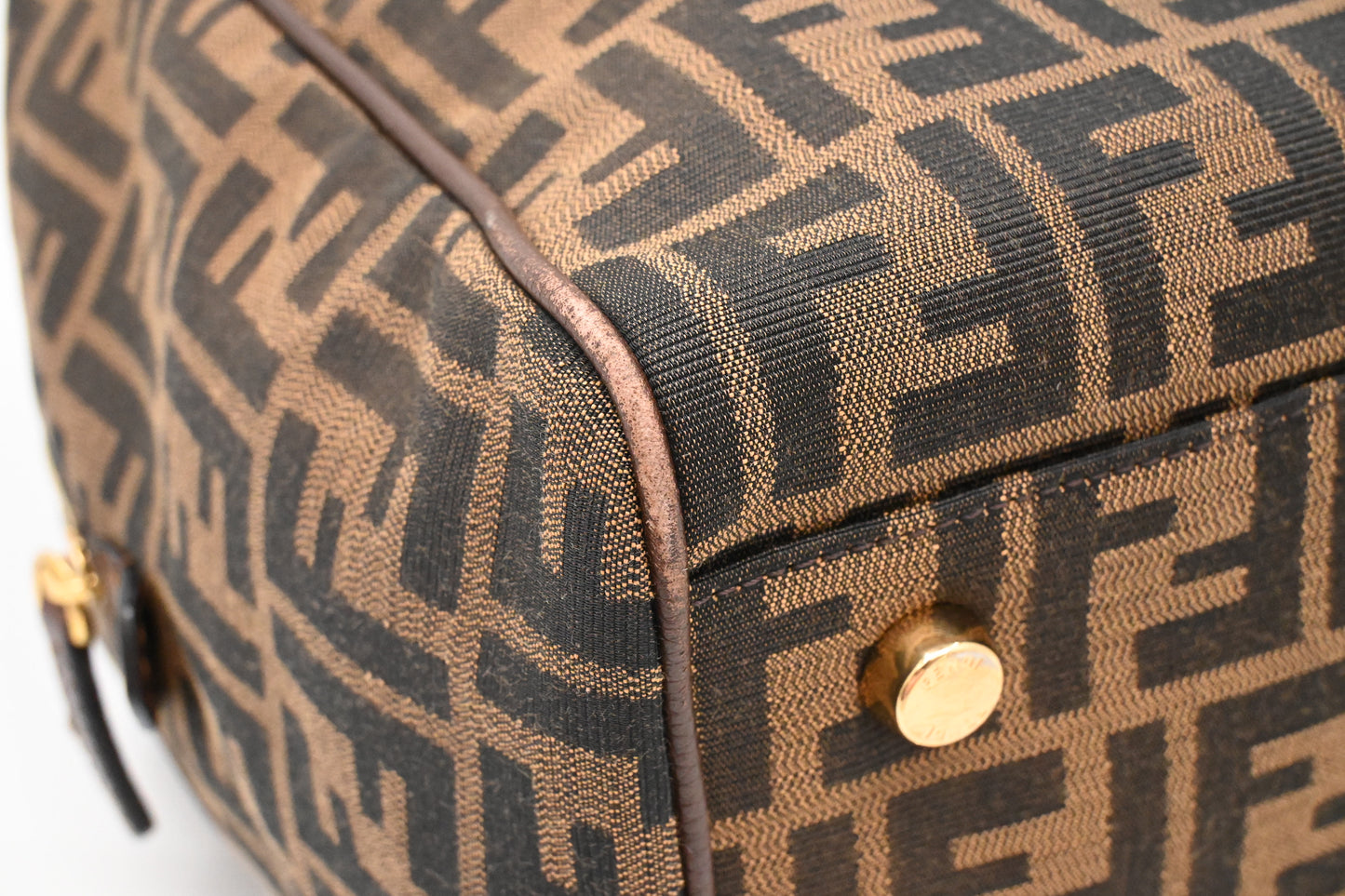 Fendi Shoulder Bag in Zucca Canvas