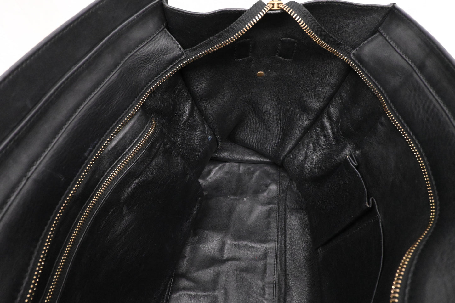Celine Medium Luggage in Black Leather