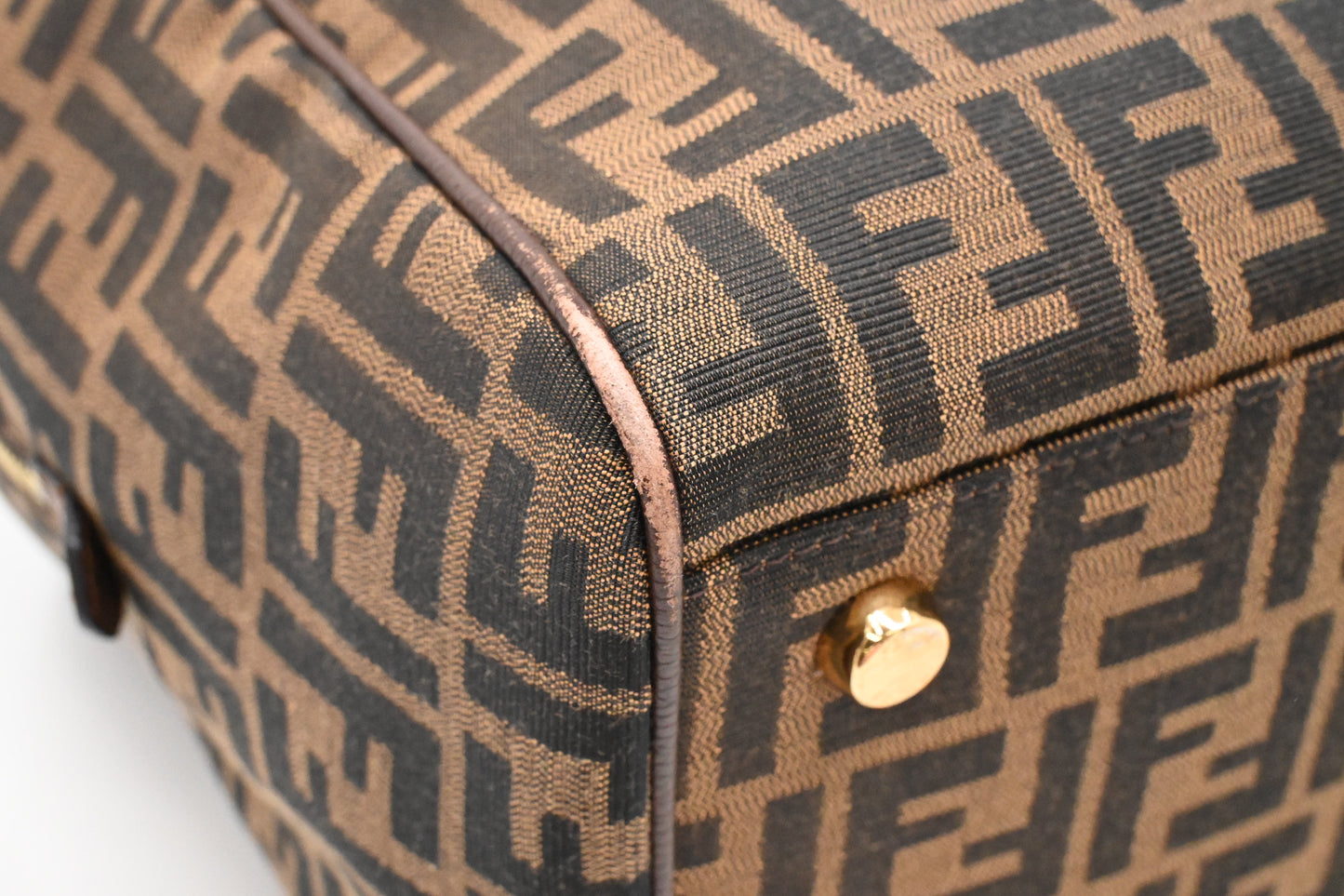 Fendi Shoulder Bag in Zucca Canvas