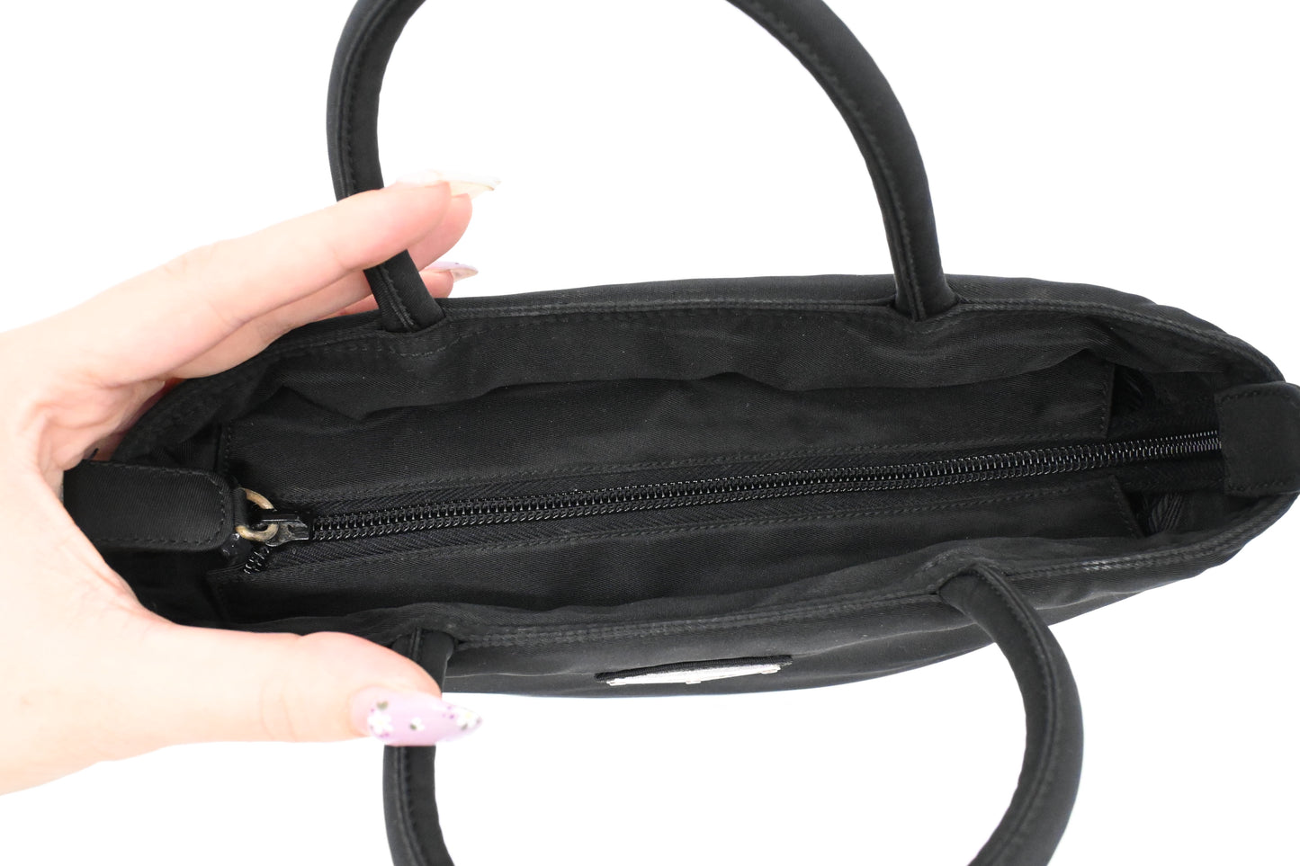 Prada Handbag in Black Nylon