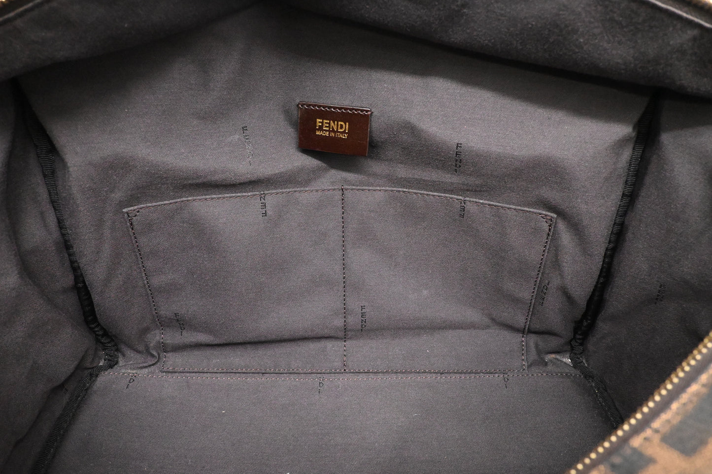 Fendi Shoulder Bag in Zucca Canvas