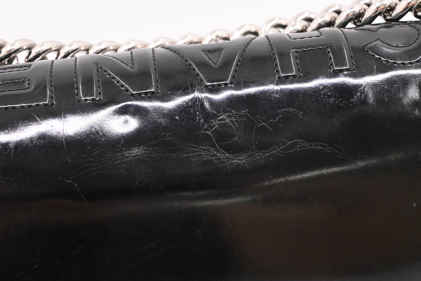 Chanel Large Boy in Black Patent Leather