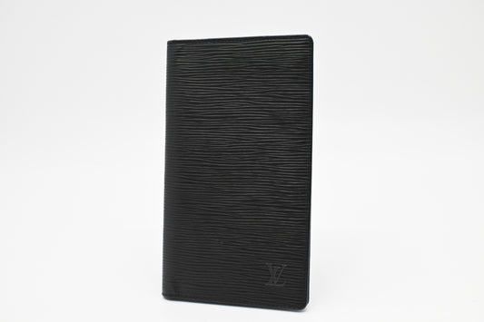 Louis Vuitton Bifold Wallet in Black Epi Leather