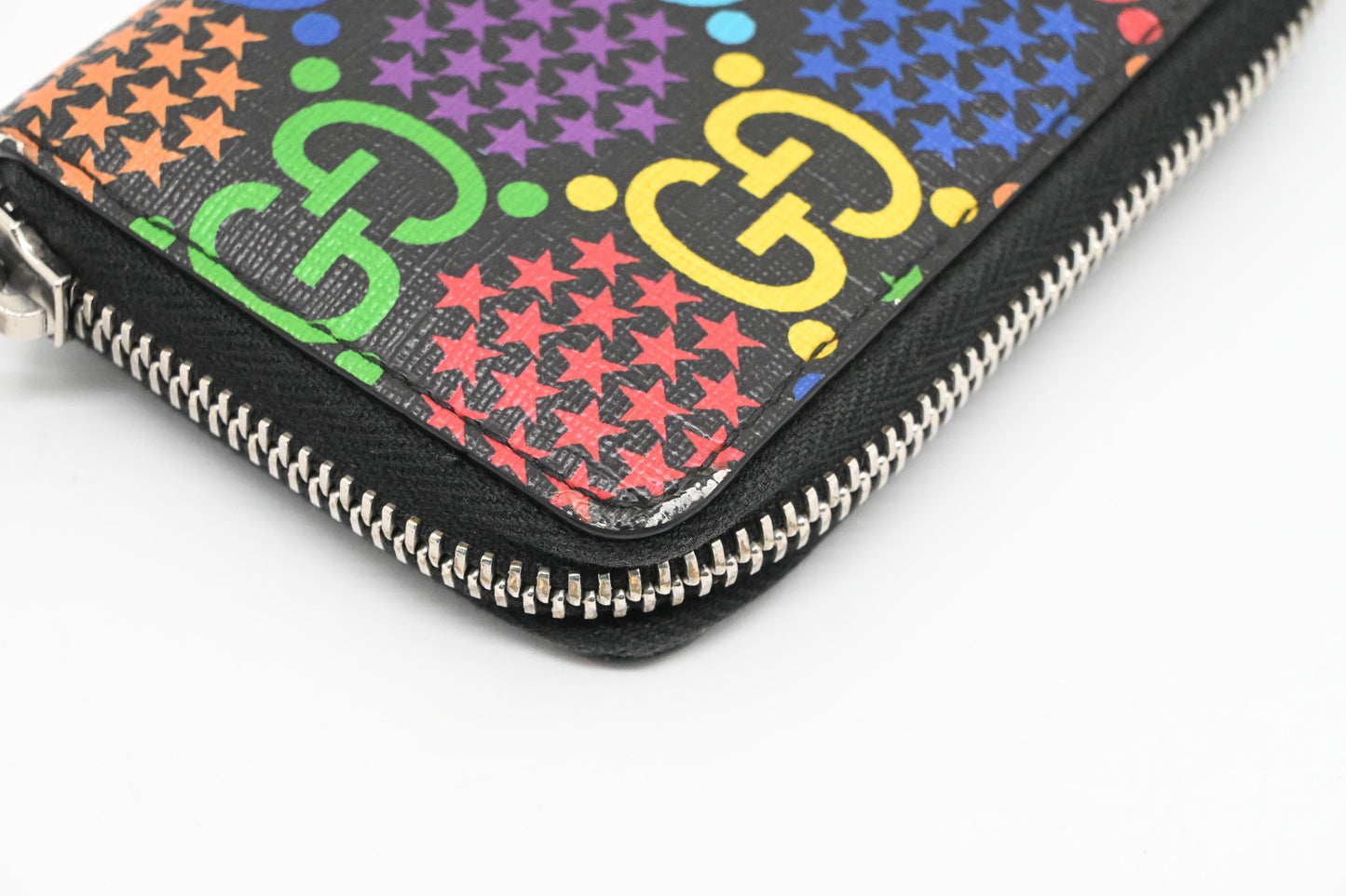 Gucci Coin Case in GG Psychedelic Coated Canvas