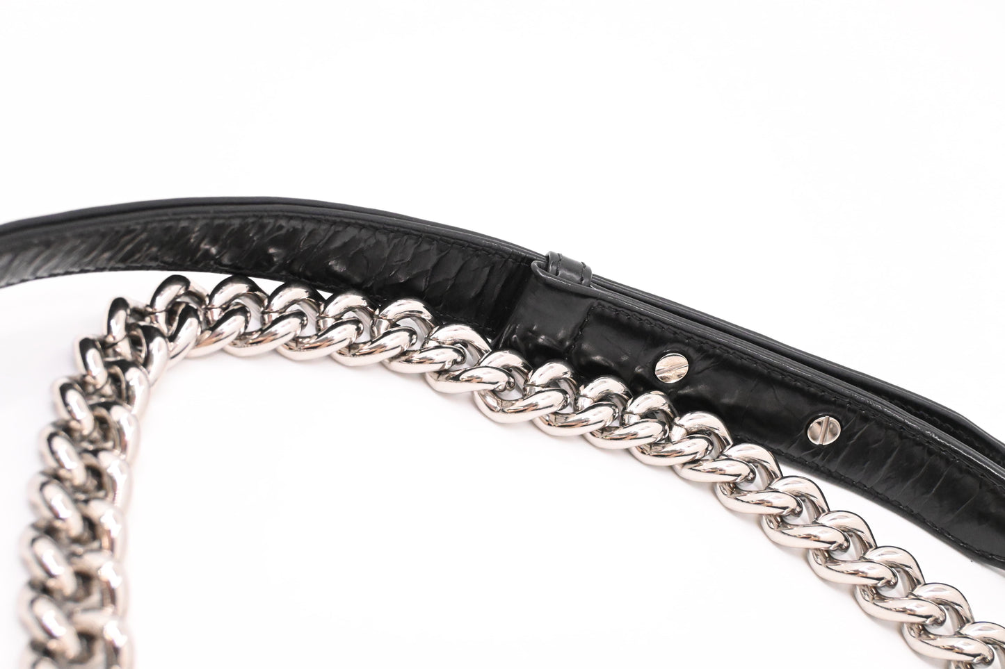 Chanel Large Boy in Black Patent Leather