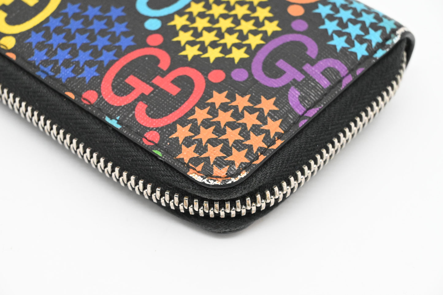 Gucci Coin Case in GG Psychedelic Coated Canvas