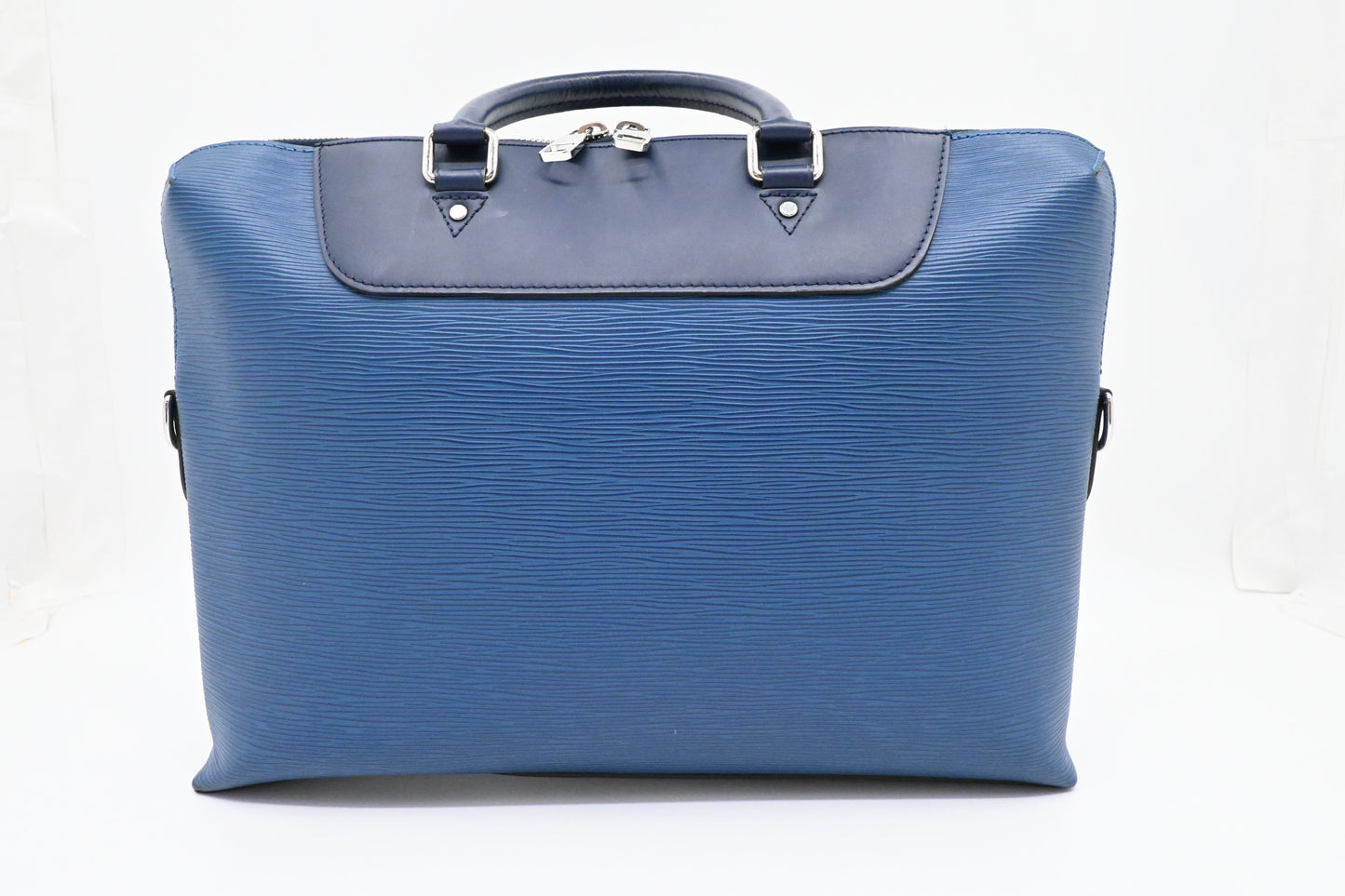 Louis Vuitton Porte Document Jour in Blue Epi Leather