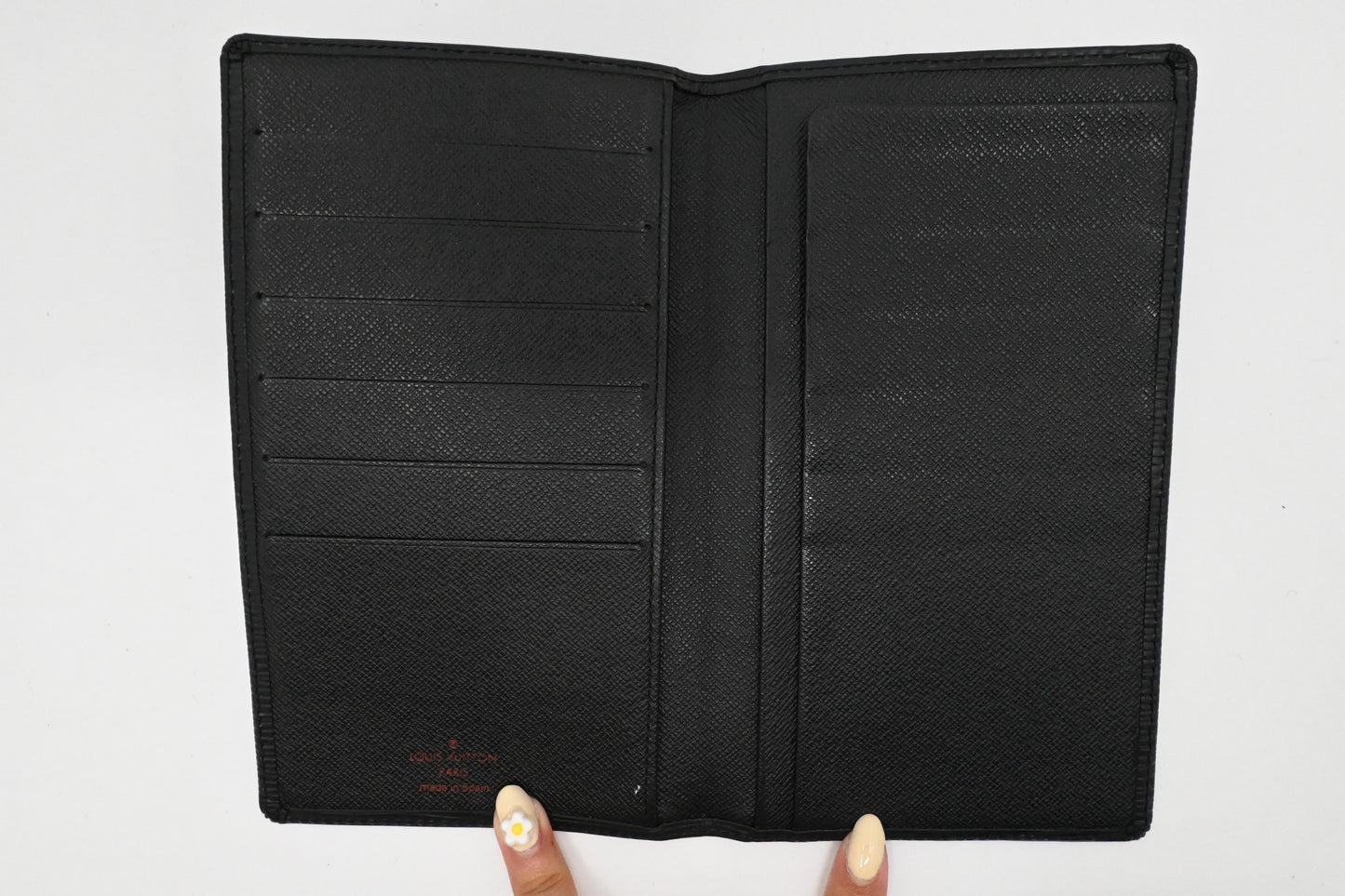 Louis Vuitton Bifold Wallet in Black Epi Leather