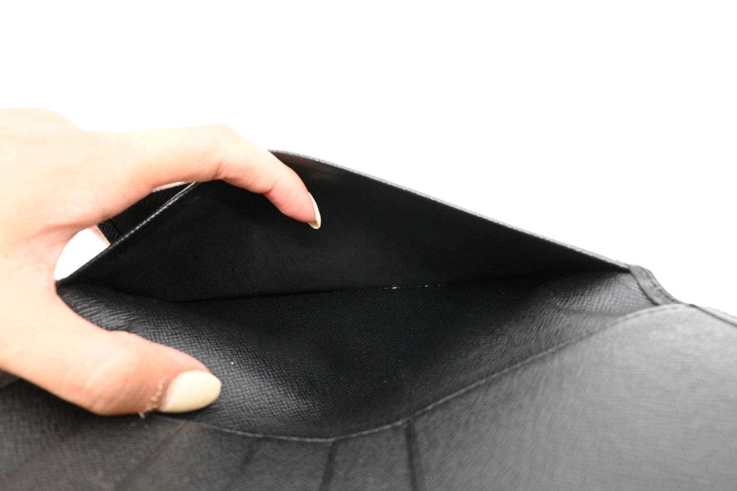 Louis Vuitton Bifold Wallet in Black Epi Leather