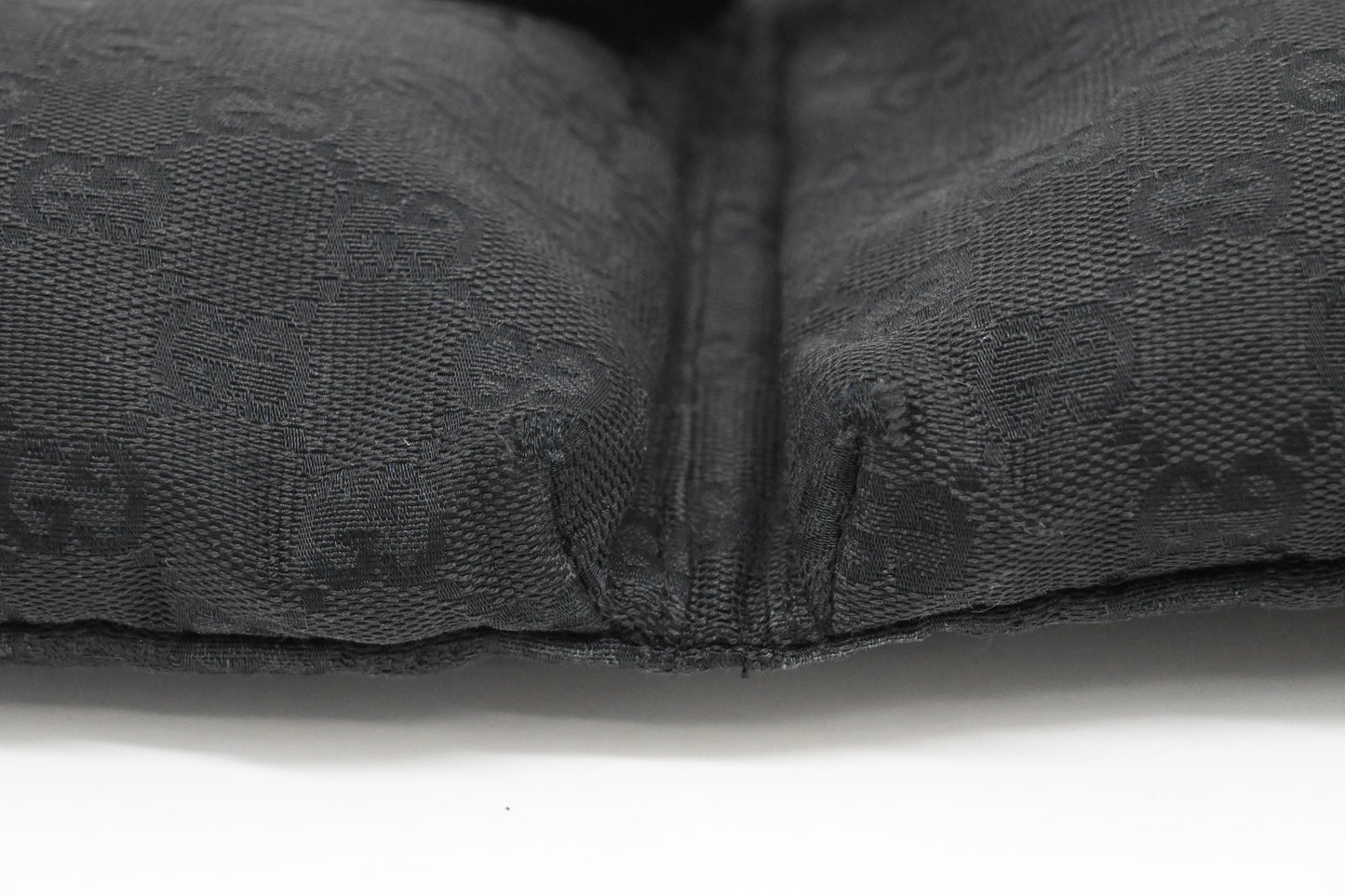 Gucci Waist Bag in Black GG Canvas