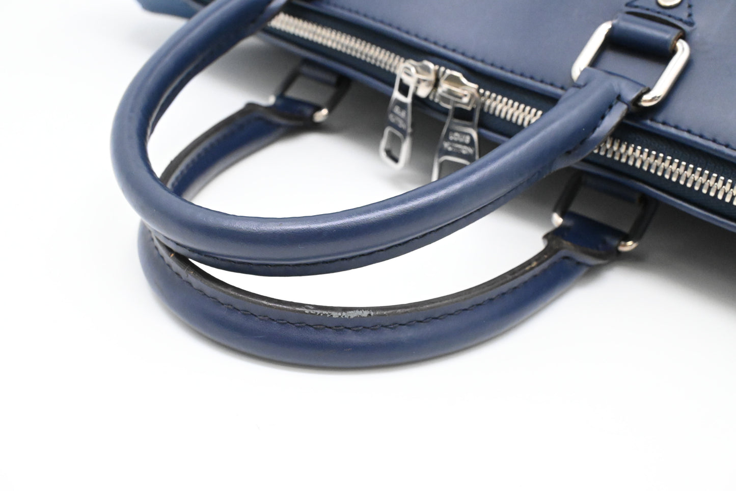 Louis Vuitton Porte Document Jour in Blue Epi Leather