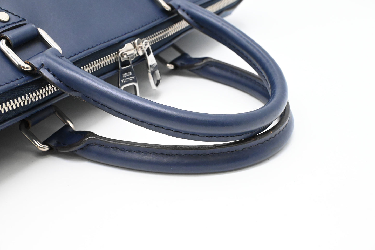 Louis Vuitton Porte Document Jour in Blue Epi Leather
