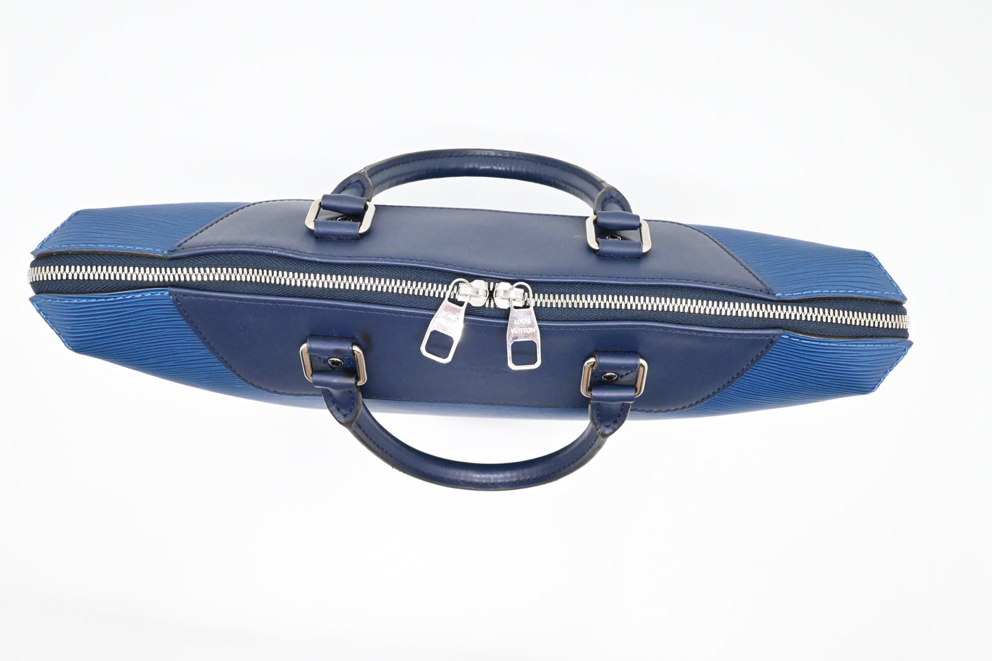 Louis Vuitton Porte Document Jour in Blue Epi Leather