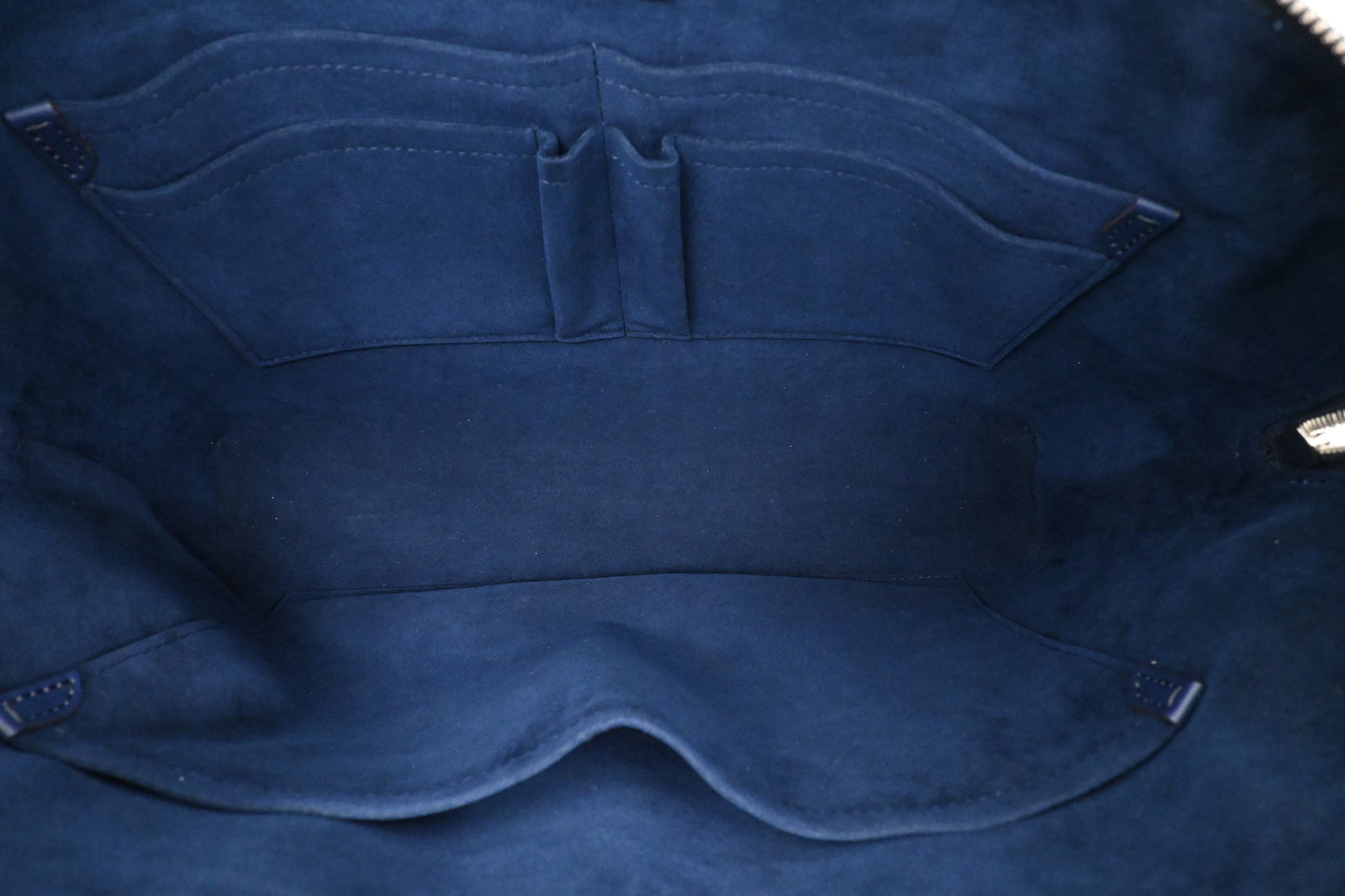 Louis Vuitton Porte Document Jour in Blue Epi Leather