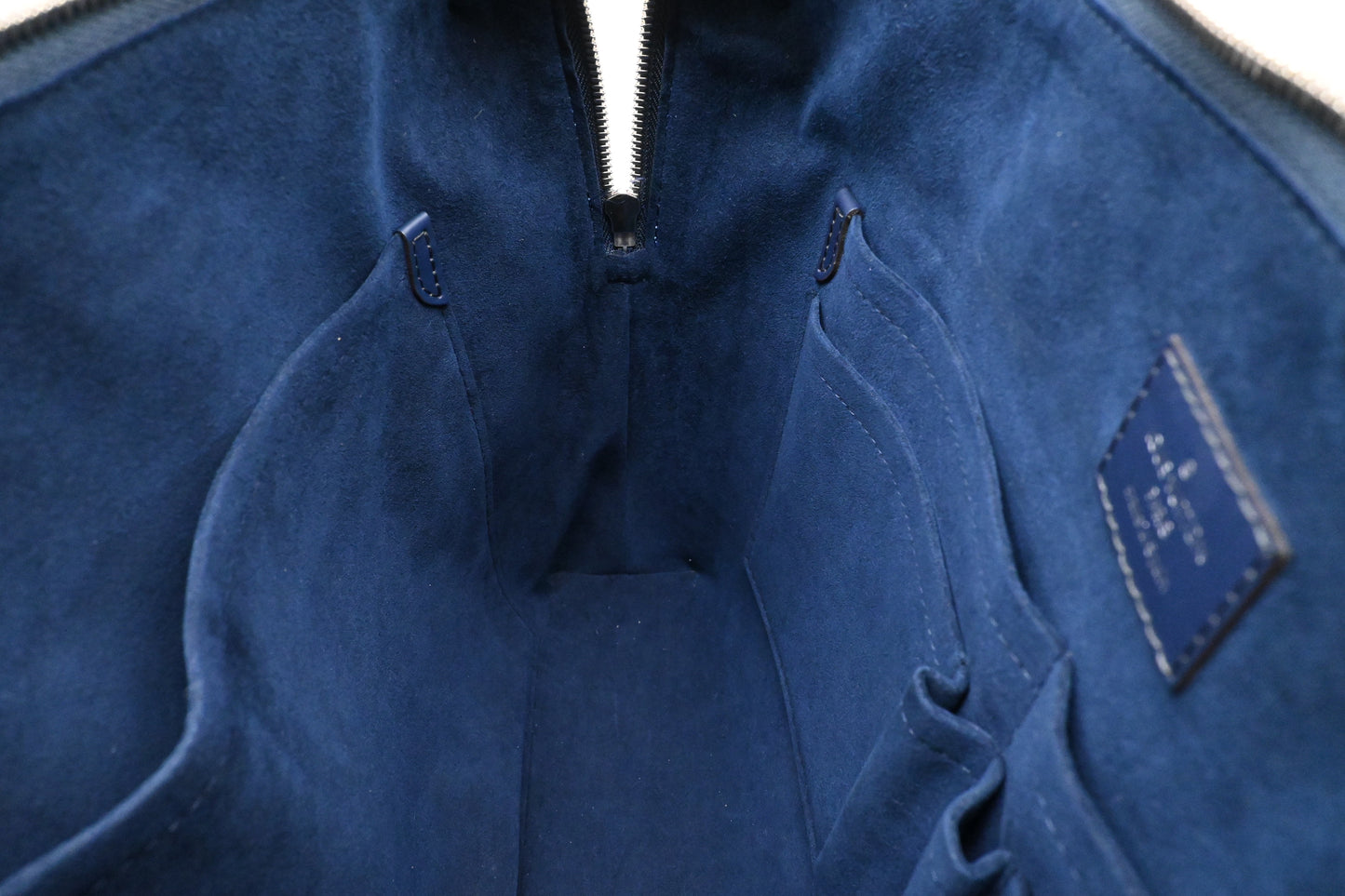 Louis Vuitton Porte Document Jour in Blue Epi Leather