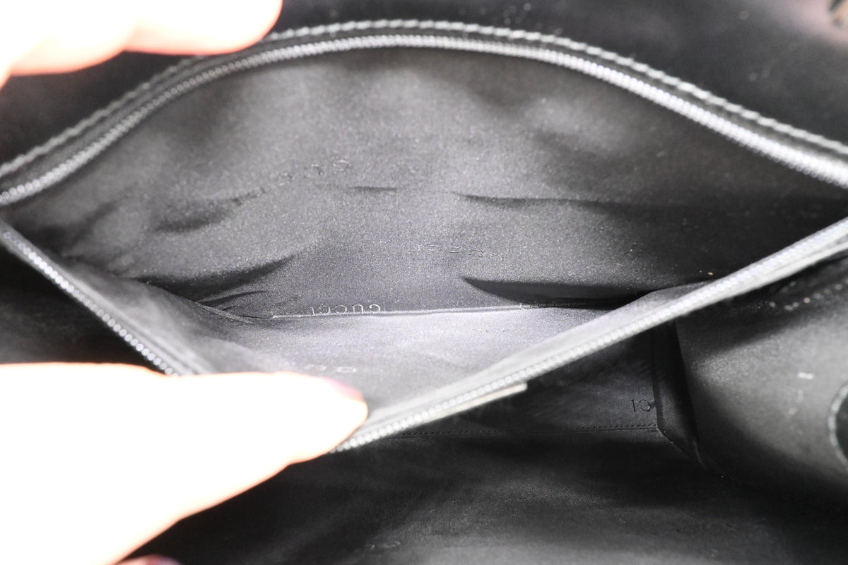 Gucci Jackie Tote Bag in Black Leather