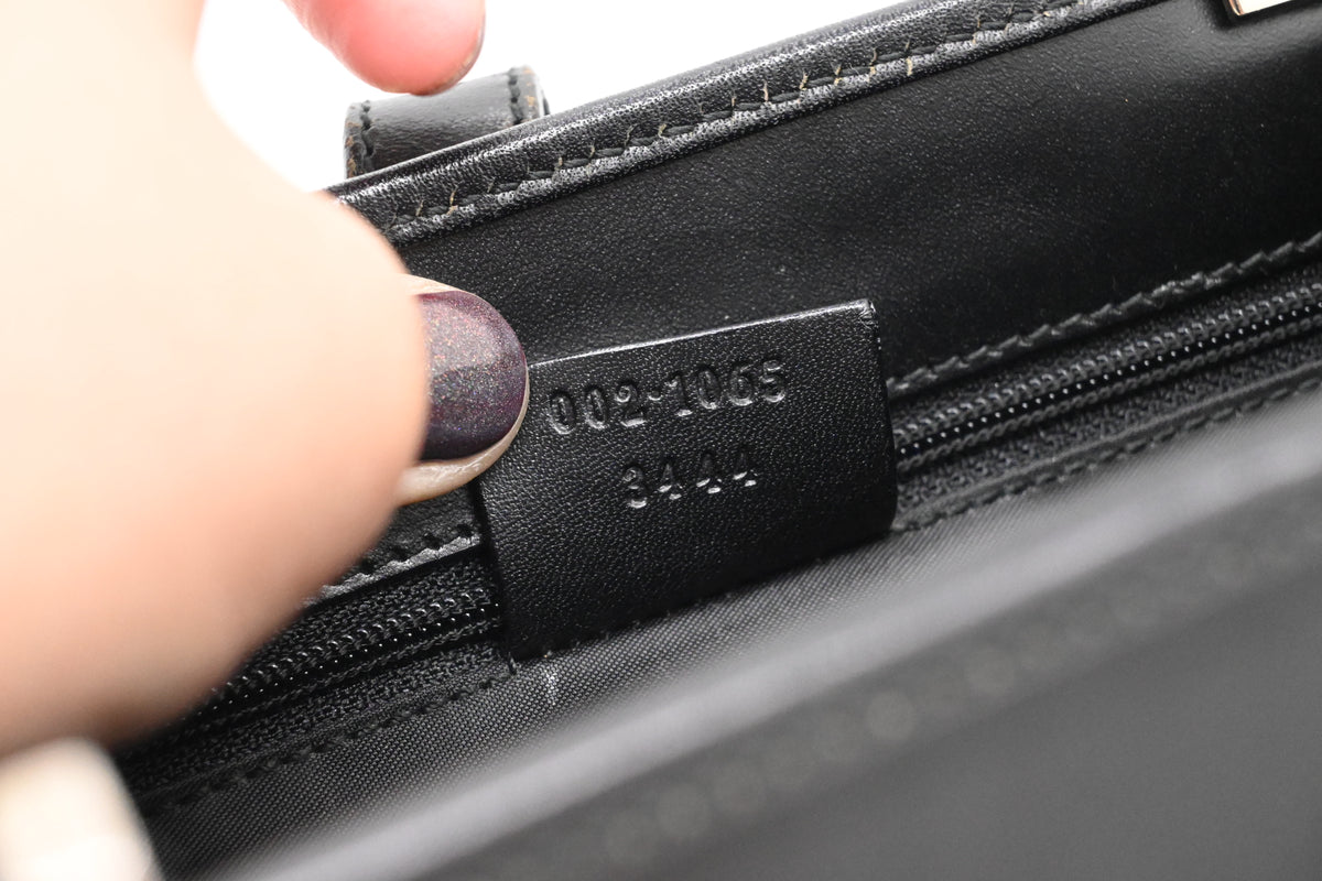 Gucci Jackie Tote Bag in Black Leather