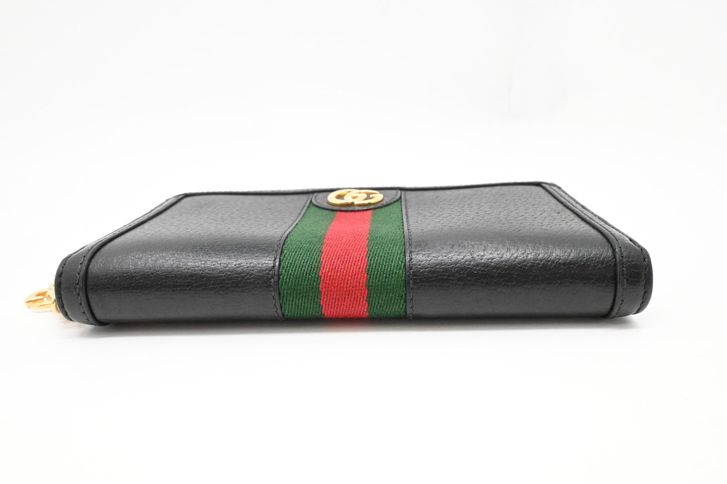Gucci Ophidia Long Zippy Wallet in Black Leather