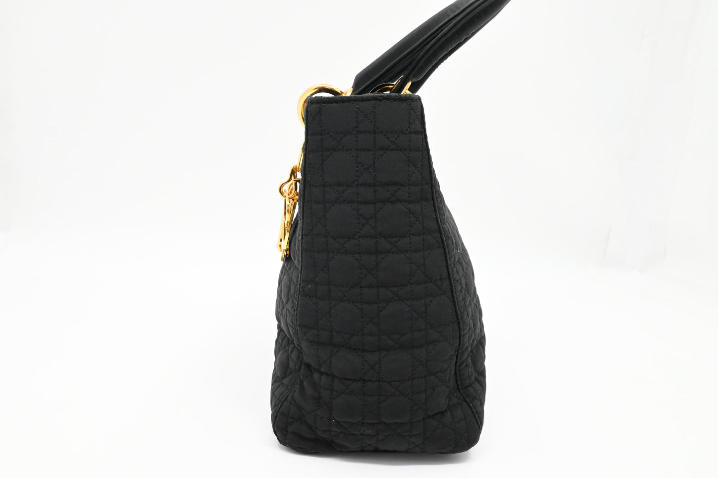 Dior Medium Lady Dior in Black Nylon