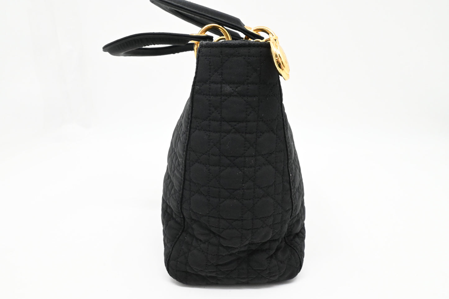 Dior Medium Lady Dior in Black Nylon