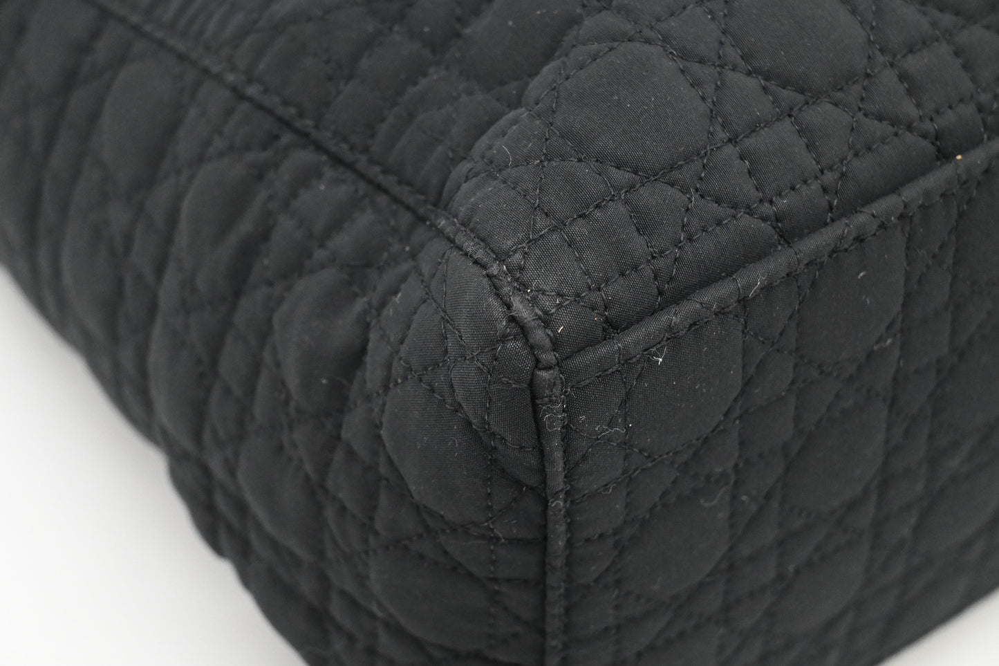Dior Medium Lady Dior in Black Nylon