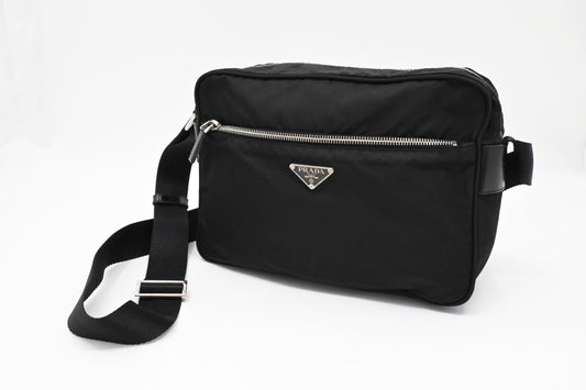 Prada Crossbody in Black Nylon