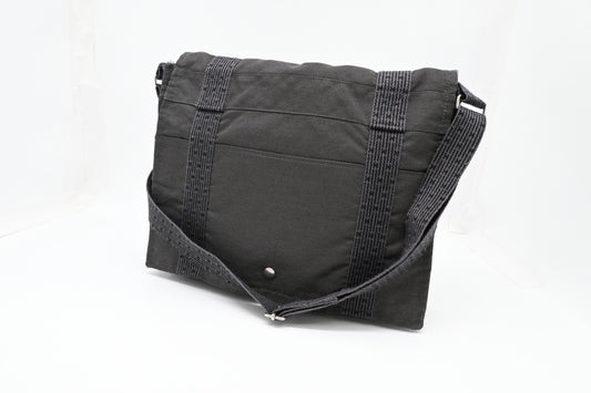 Hermes Bassus Messenger Bag in Gray Herline Canvas