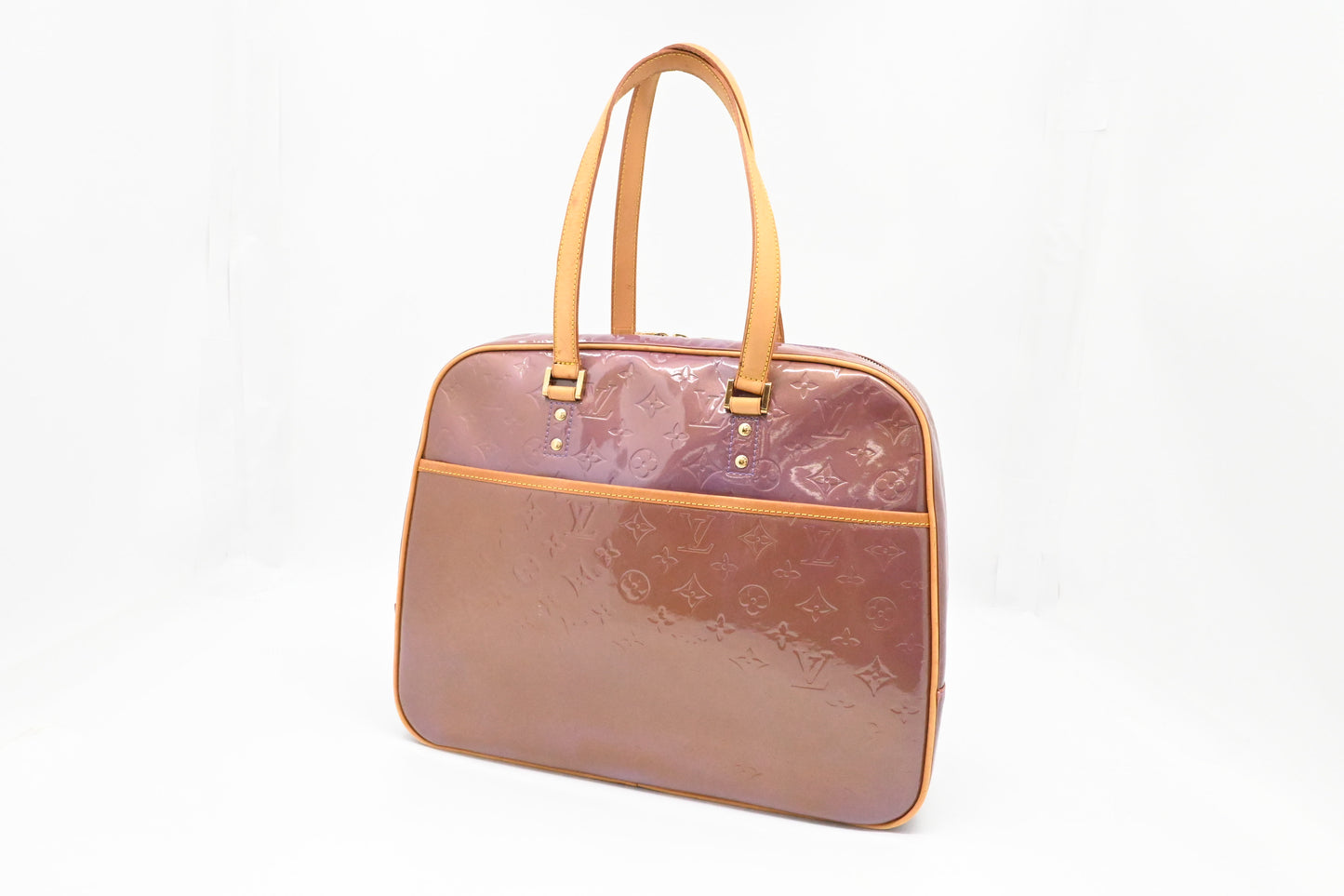 Louis Vuitton Sutton in Purple Vernis Leather