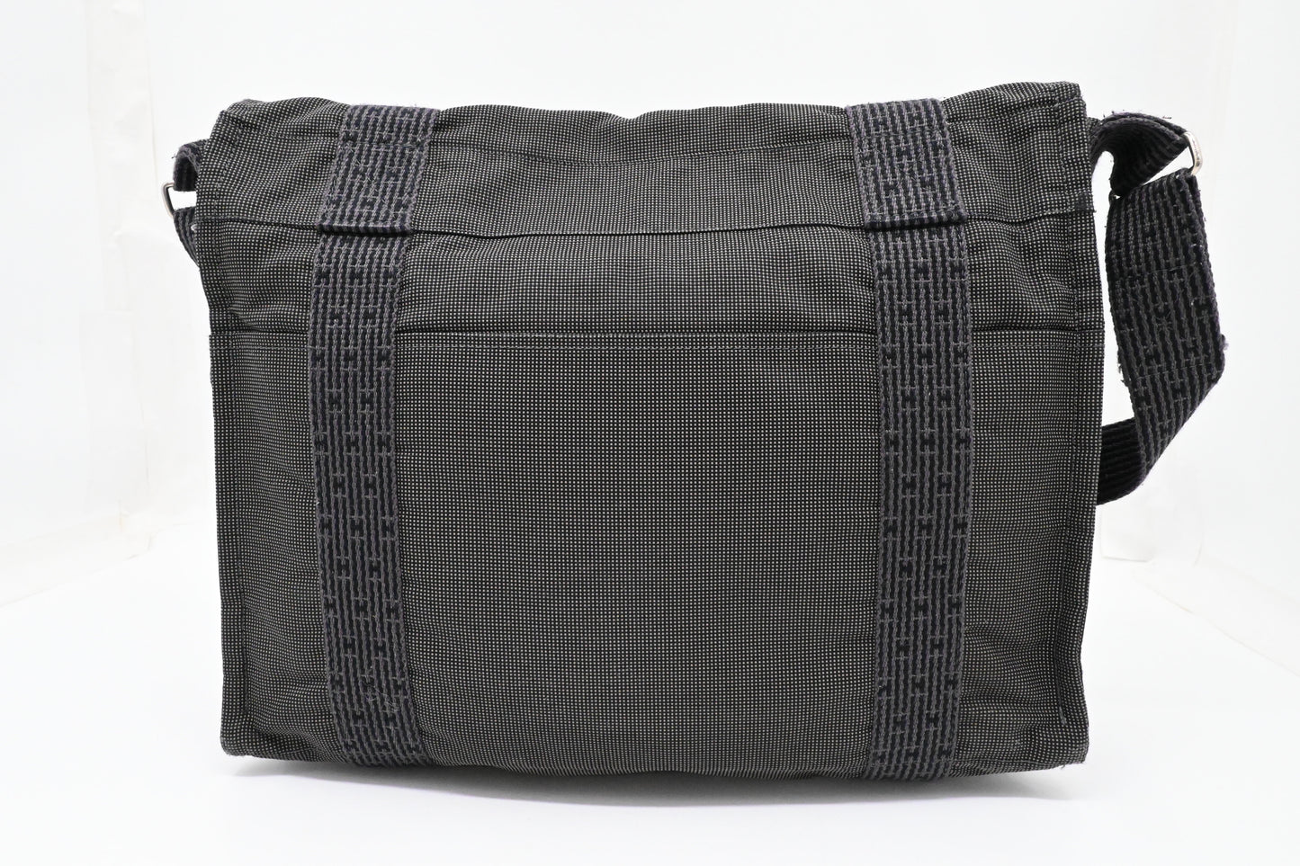Hermes Bassus Messenger Bag in Gray Herline Canvas