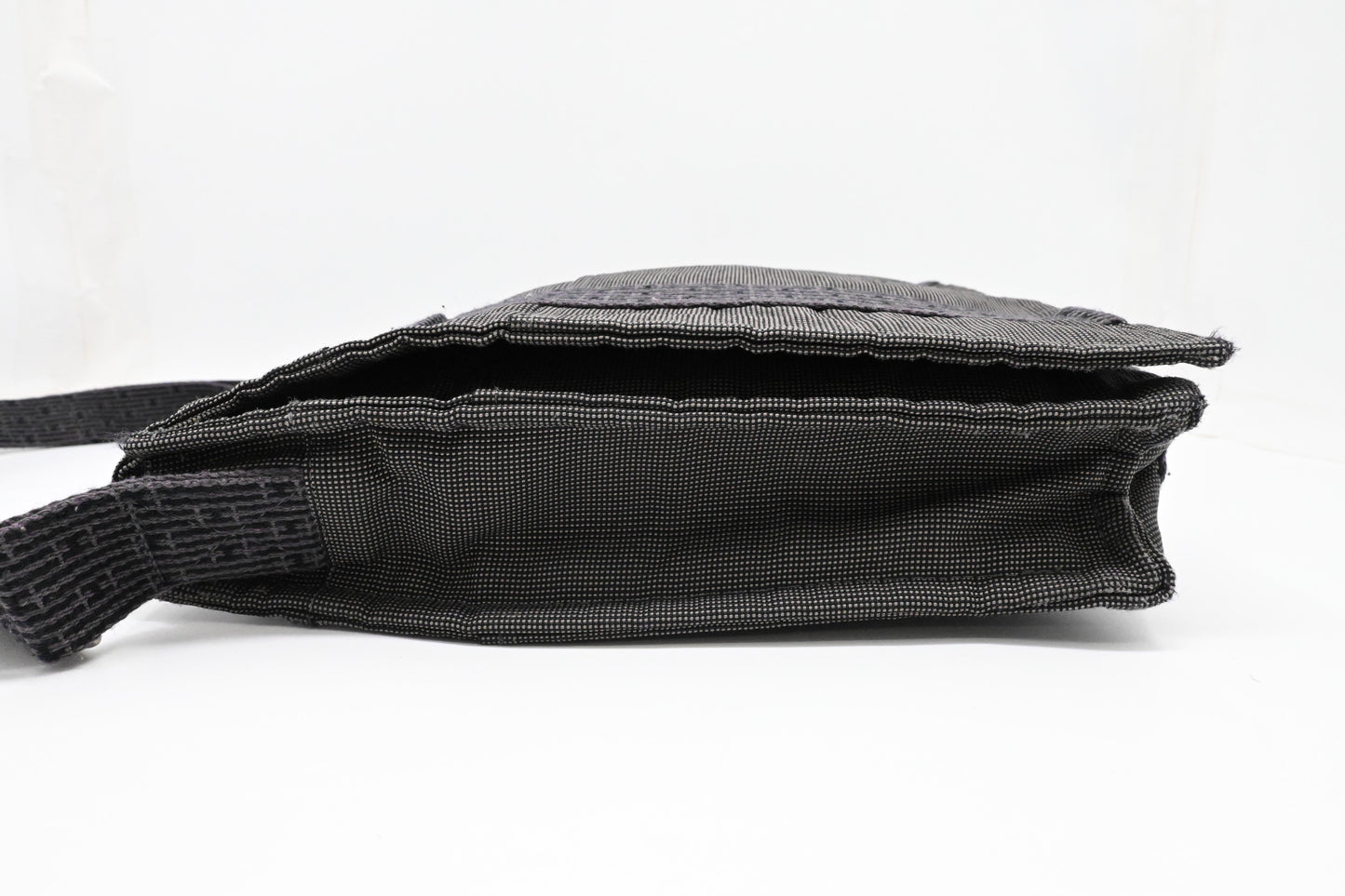 Hermes Bassus Messenger Bag in Gray Herline Canvas