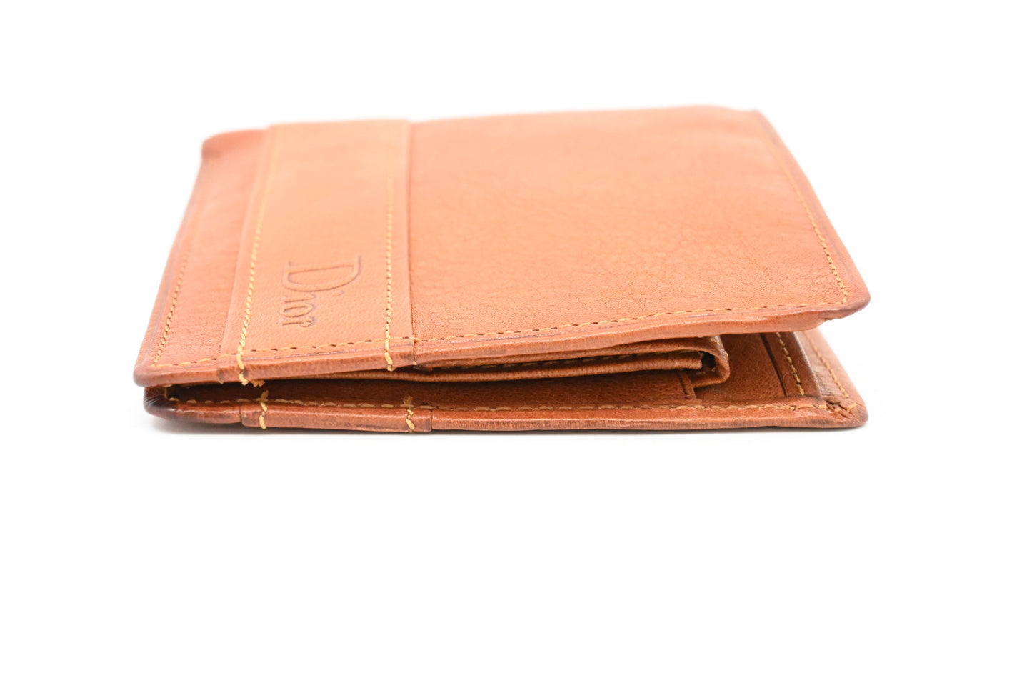 Dior Bifold Wallet in Brown Leather