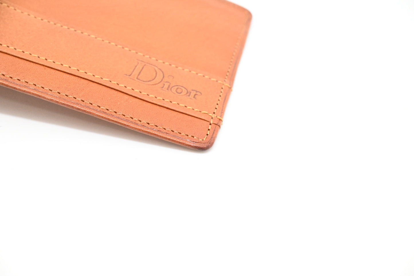 Dior Bifold Wallet in Brown Leather