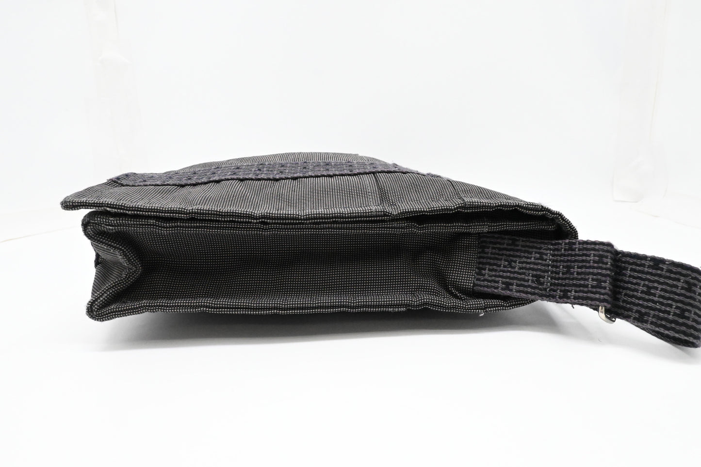 Hermes Bassus Messenger Bag in Gray Herline Canvas