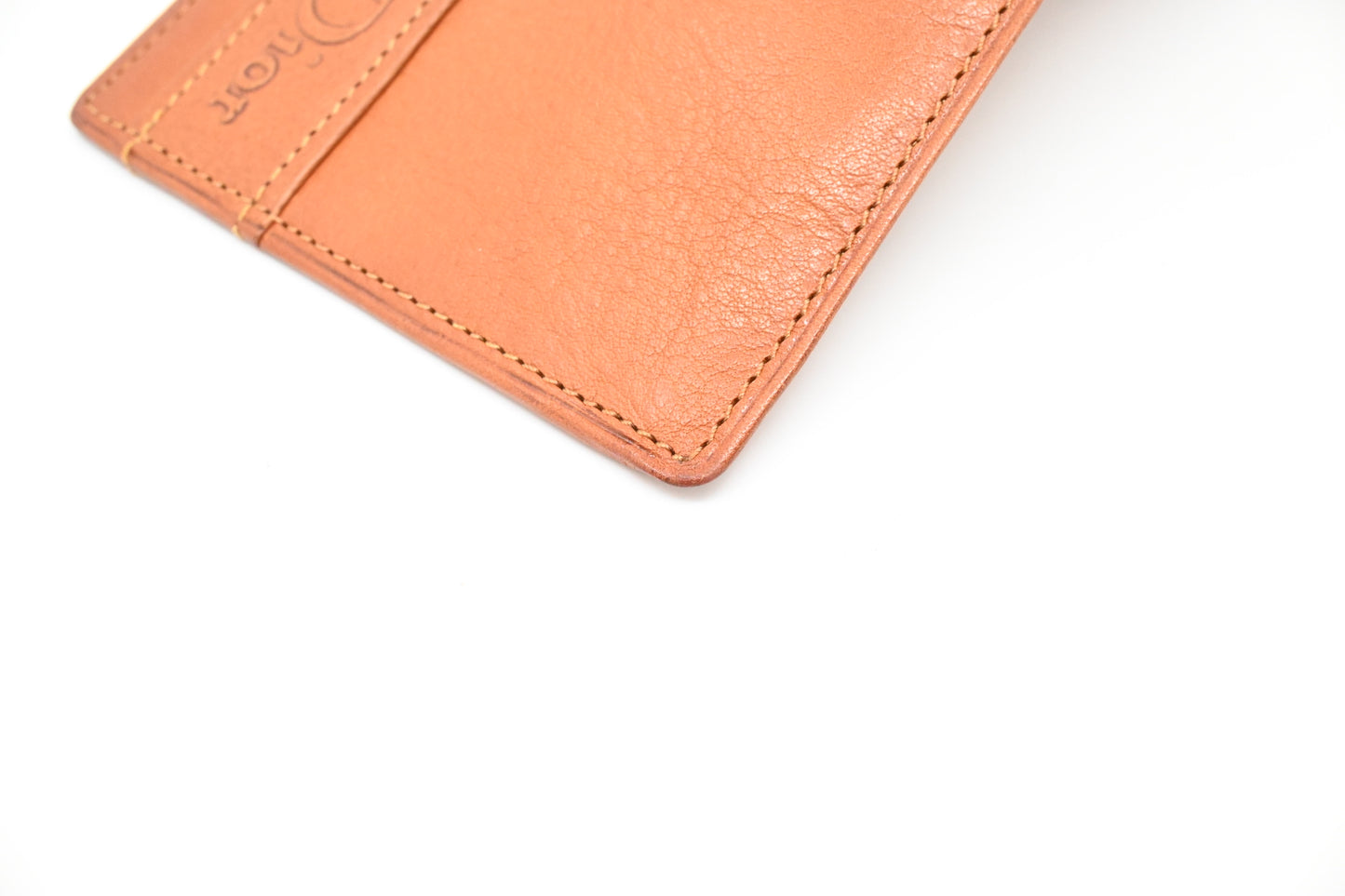 Dior Bifold Wallet in Brown Leather