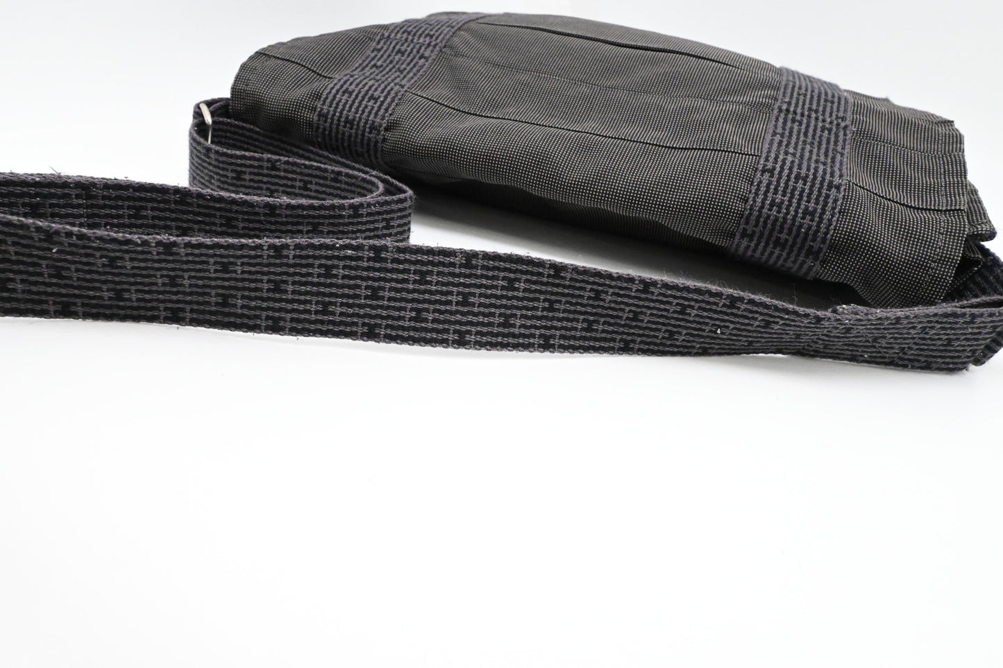 Hermes Bassus Messenger Bag in Gray Herline Canvas