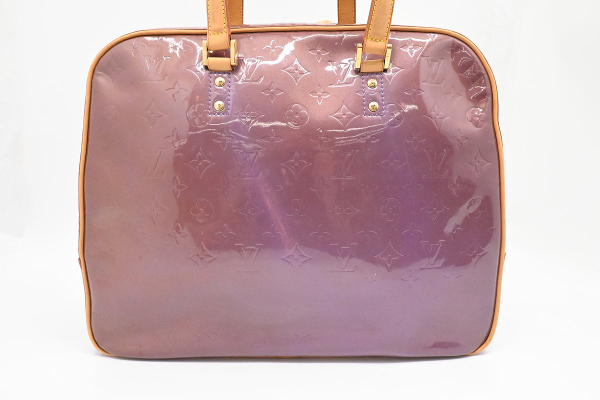 Louis Vuitton Sutton in Purple Vernis Leather