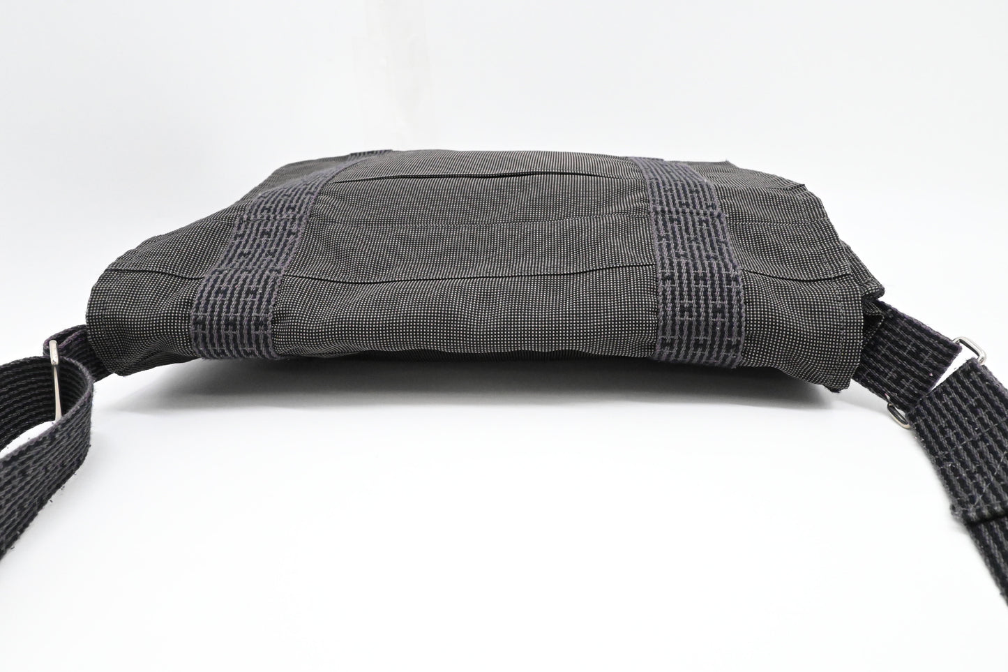 Hermes Bassus Messenger Bag in Gray Herline Canvas