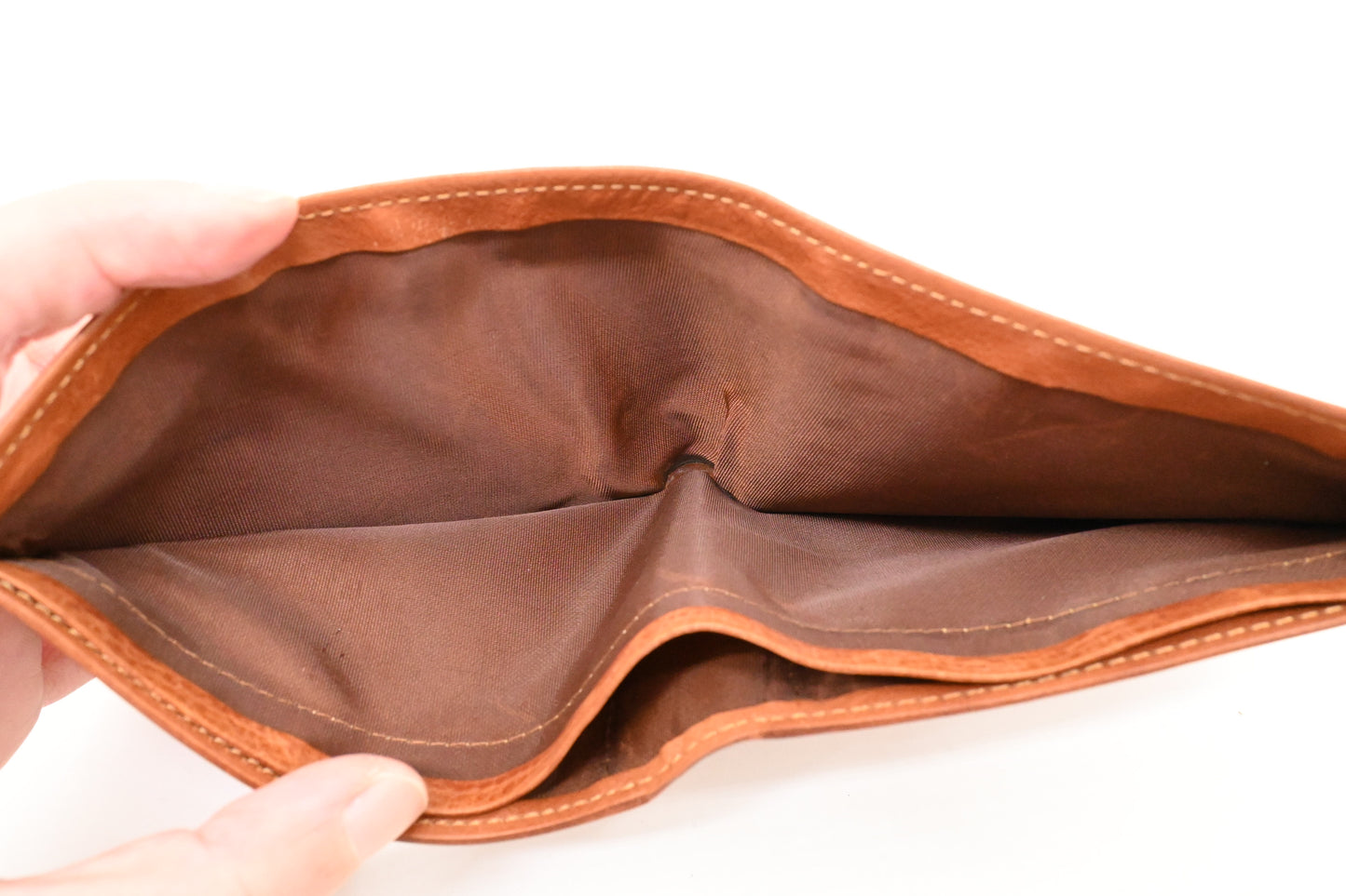 Dior Bifold Wallet in Brown Leather