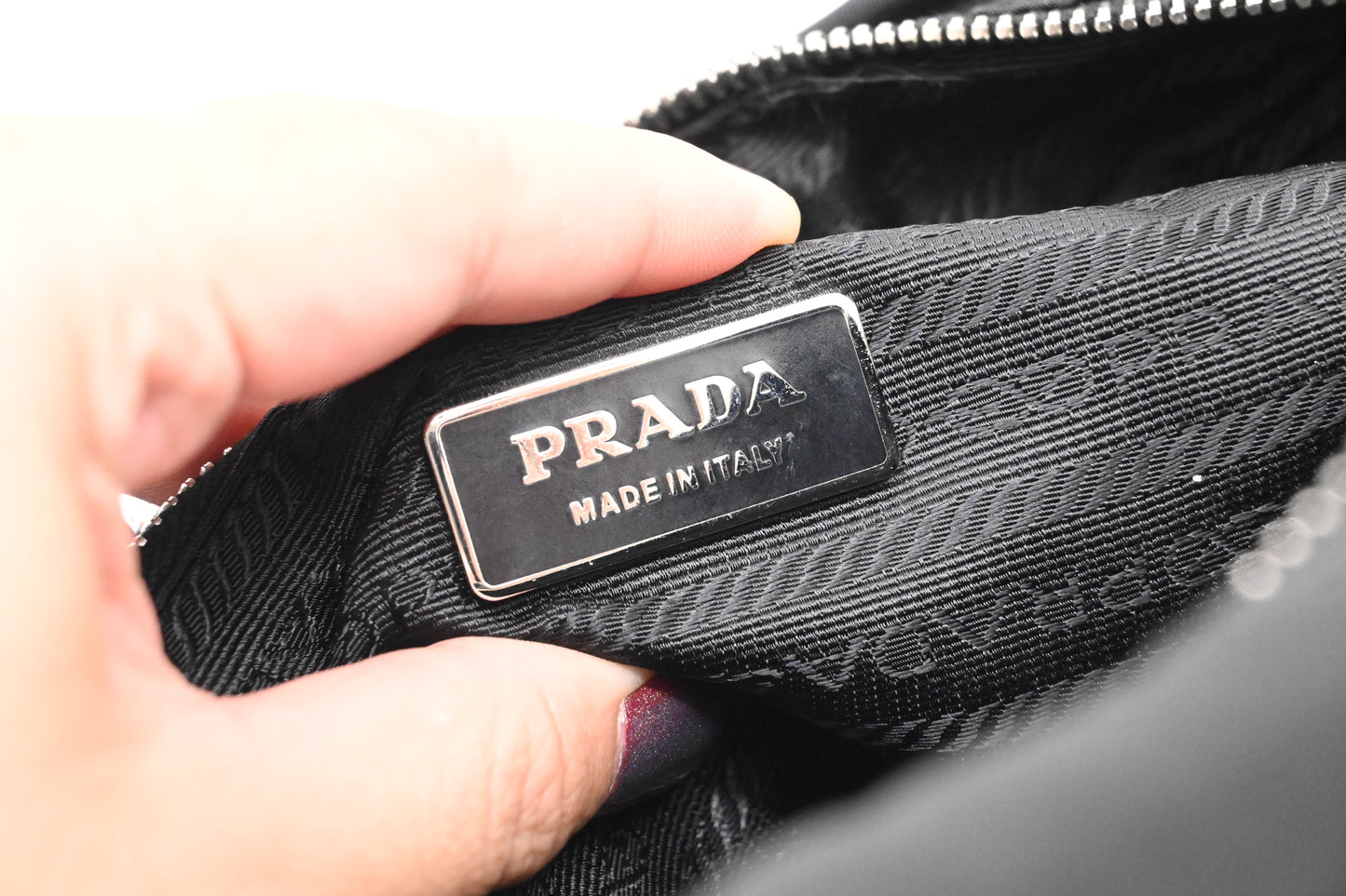 Prada Crossbody in Black Nylon