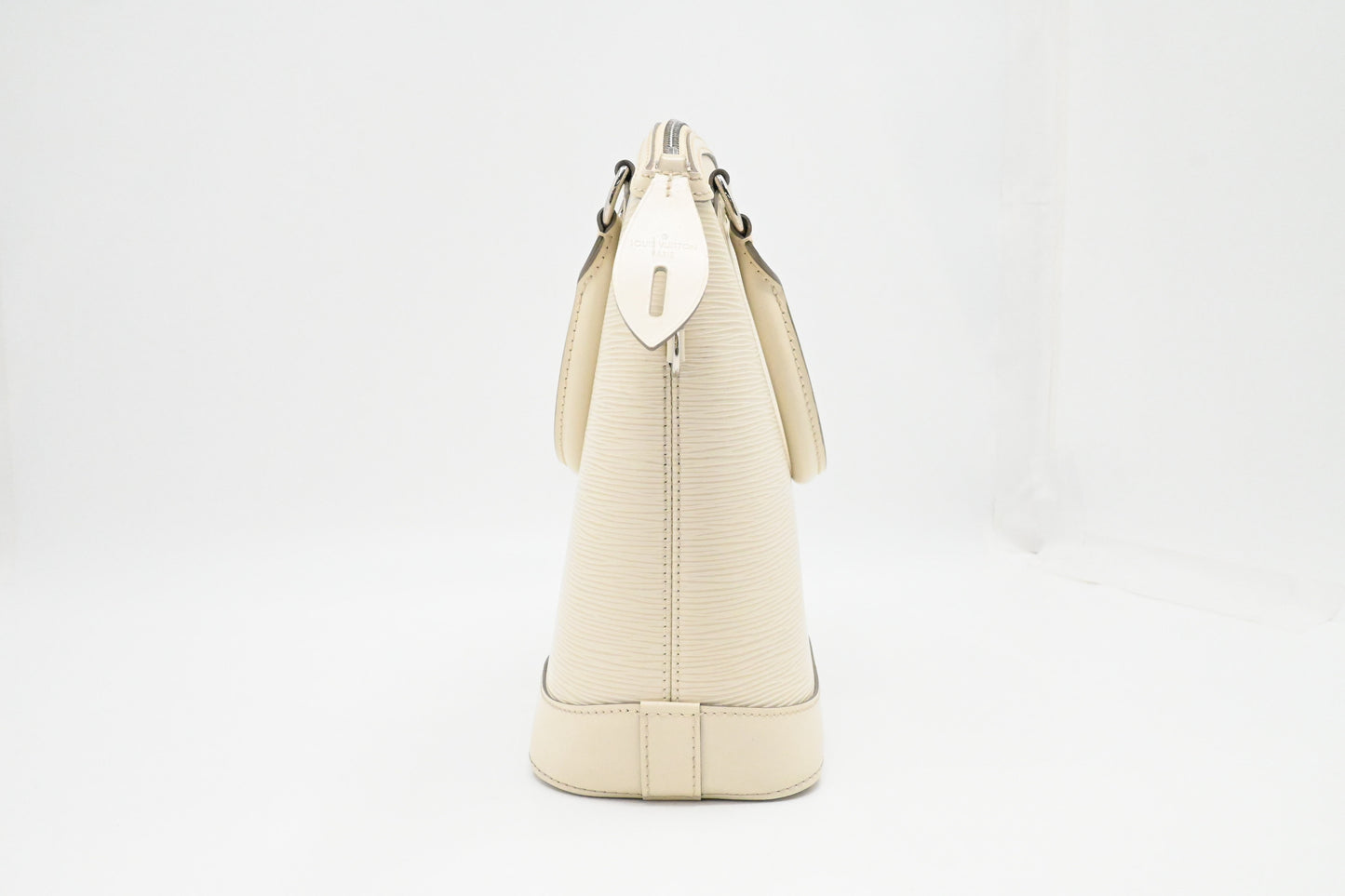 Louis Vuitton Lockit Vertical Handbag in Epi White leather