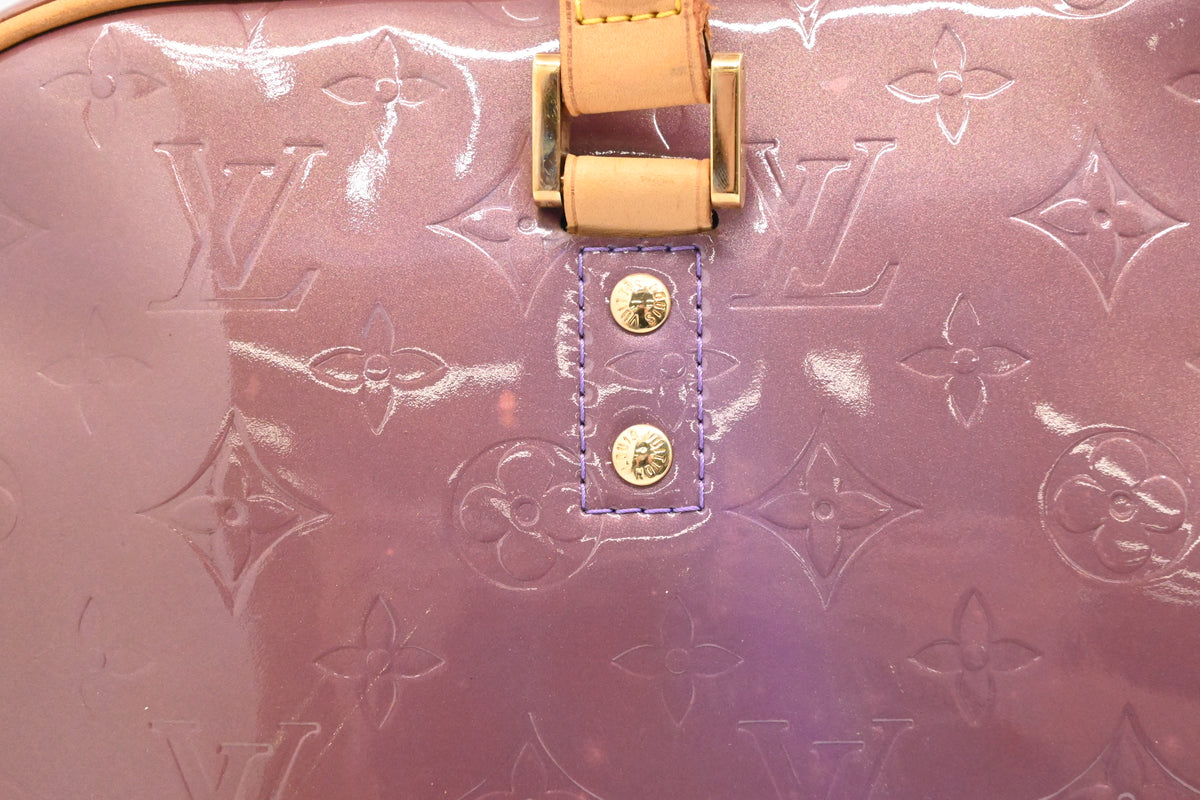 Louis Vuitton Sutton in Purple Vernis Leather