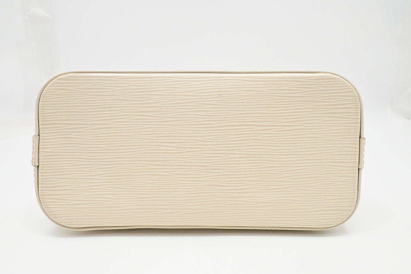 Louis Vuitton Lockit Vertical Handbag in Epi White leather