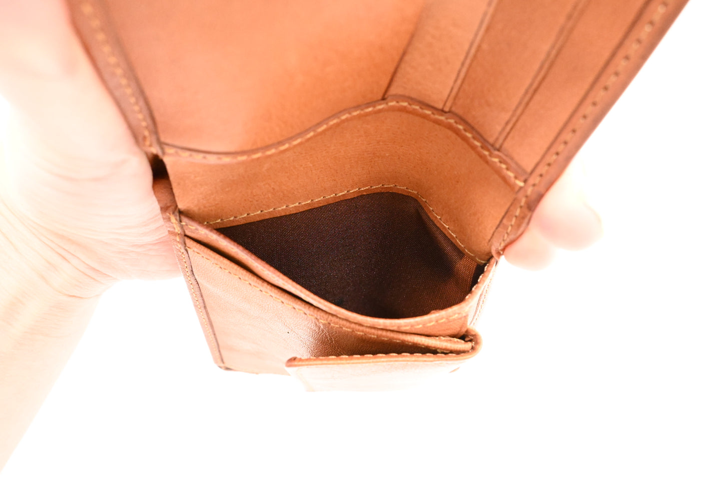 Dior Bifold Wallet in Brown Leather