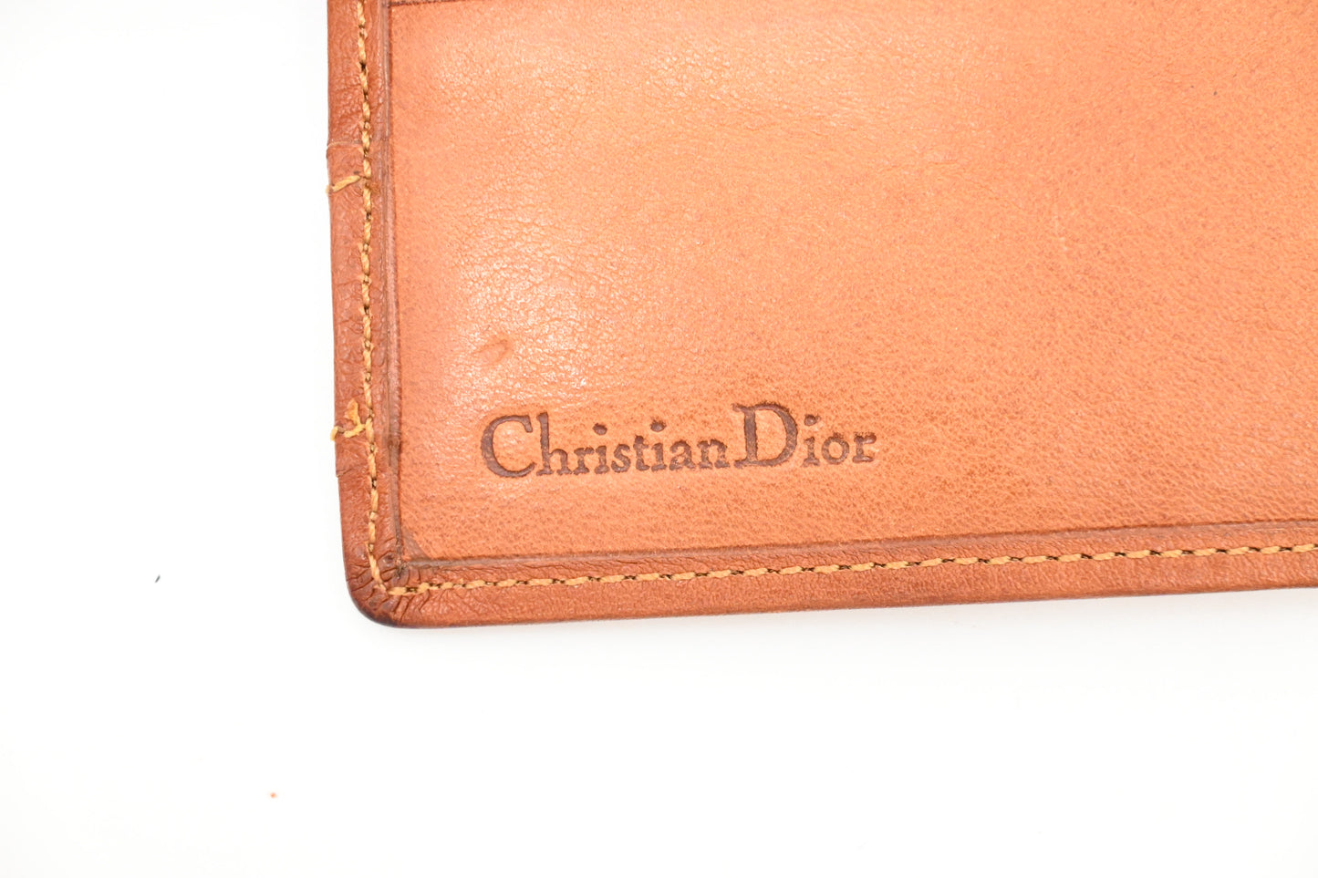 Dior Bifold Wallet in Brown Leather